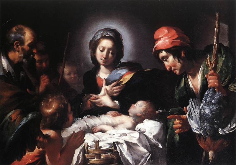 STROZZI, Bernardo Adoration of the Shepherds ar